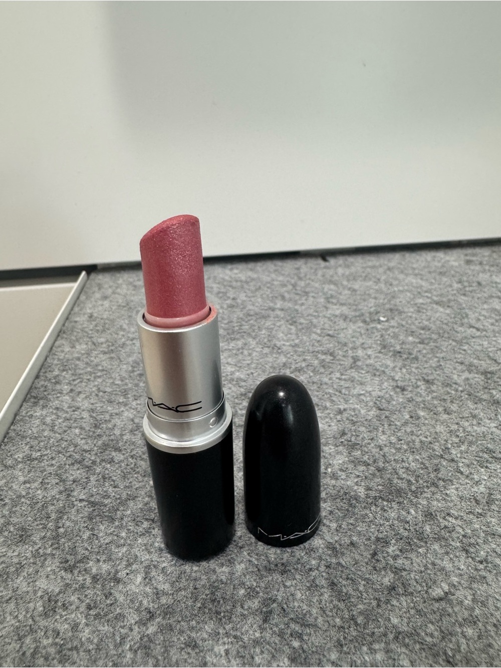MAC Metallic Lipstick- Rose Dipped